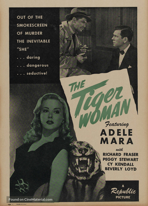 The Tiger Woman - Movie Poster