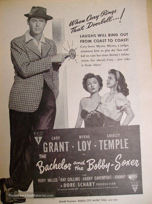 The Bachelor and the Bobby-Soxer - poster