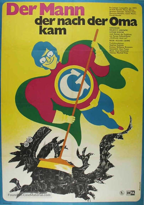 Mann, der nach Oma kam, Der - German Movie Poster