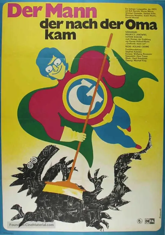 Mann, der nach Oma kam, Der - German Movie Poster