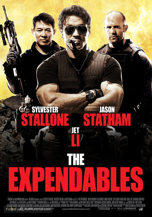 The Expendables - Lebanese Movie Poster