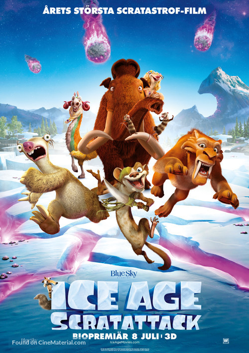 Ice Age: Collision Course - Swedish Movie Poster