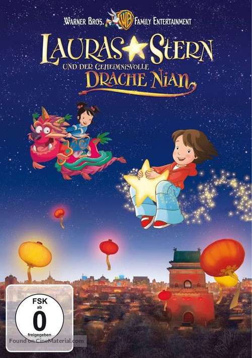 Lauras Stern und der geheimnisvolle Drache Nian - German DVD movie cover