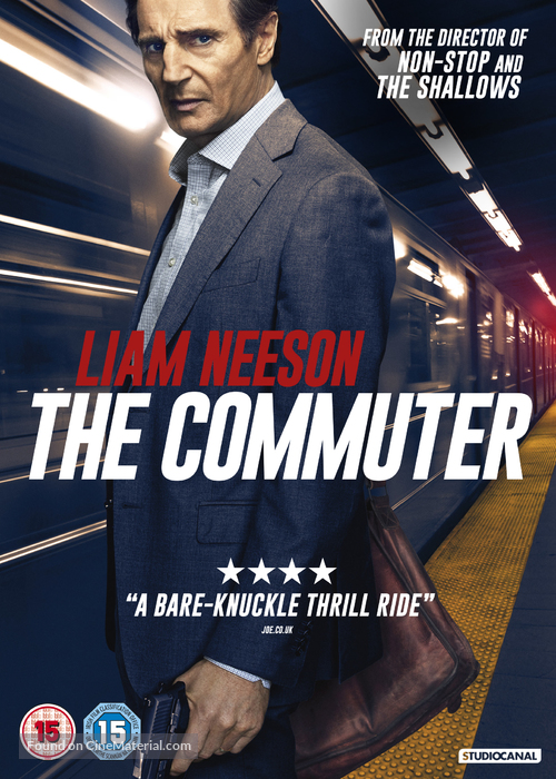 The Commuter - British DVD movie cover