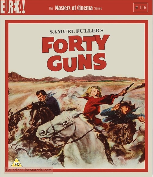 Forty Guns - British Blu-Ray movie cover