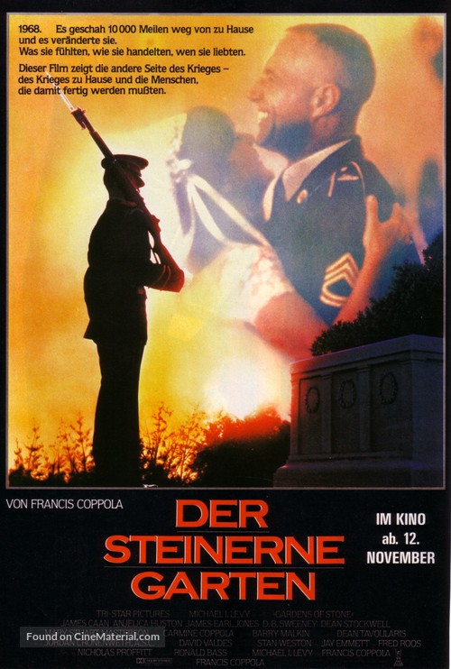 Gardens of Stone - German Movie Poster