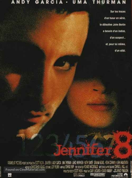 Jennifer Eight - French Movie Poster