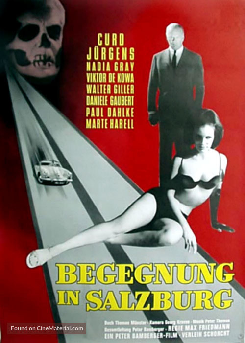 Begegnung in Salzburg - German Movie Poster