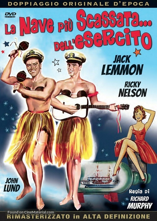 The Wackiest Ship in the Army - Italian DVD movie cover