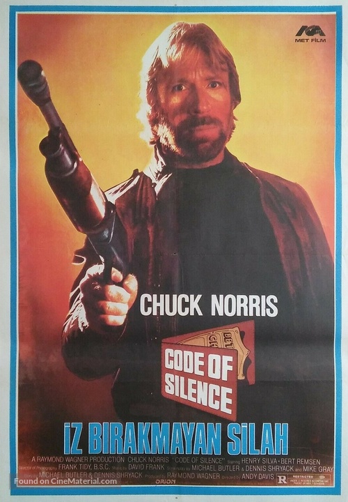 Code Of Silence - Turkish Movie Poster