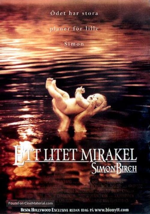 Simon Birch - Swedish Movie Poster
