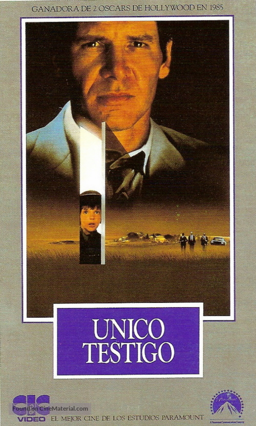 Witness - Spanish VHS movie cover
