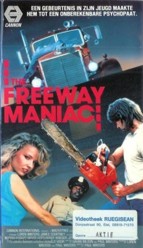 Freeway Maniac - Dutch Movie Cover