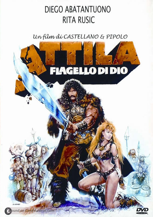 Attila flagello di Dio - Italian DVD movie cover
