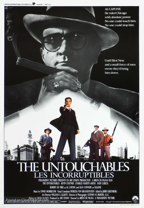 The Untouchables - Belgian Movie Poster