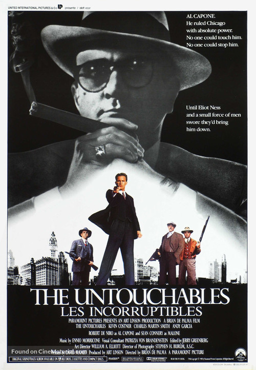 The Untouchables - Belgian Movie Poster