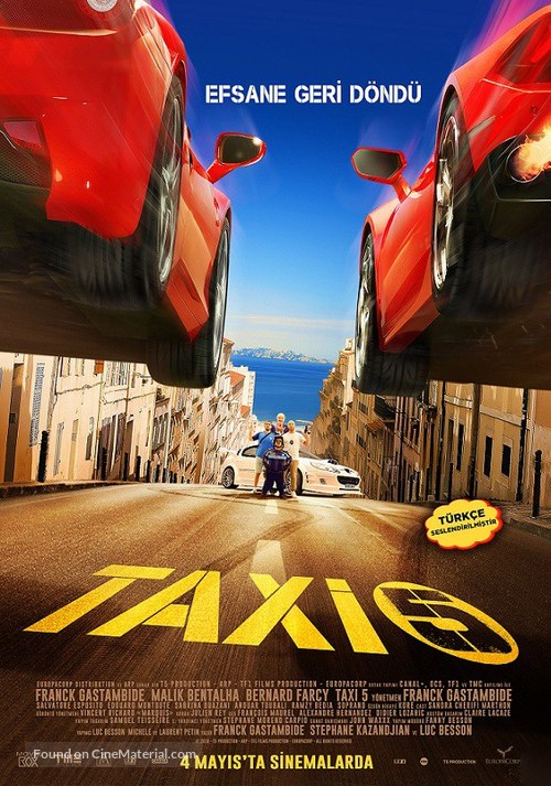 Taxi 5 - Turkish Movie Poster