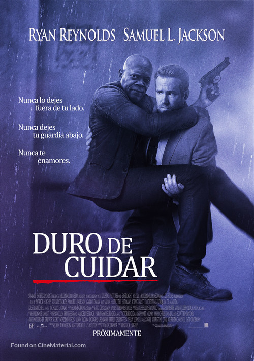 The Hitman&#039;s Bodyguard - Chilean Movie Poster