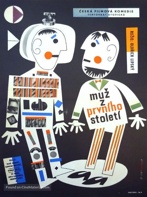 Muz z prvn&iacute;ho stolet&iacute; - Czech Movie Poster