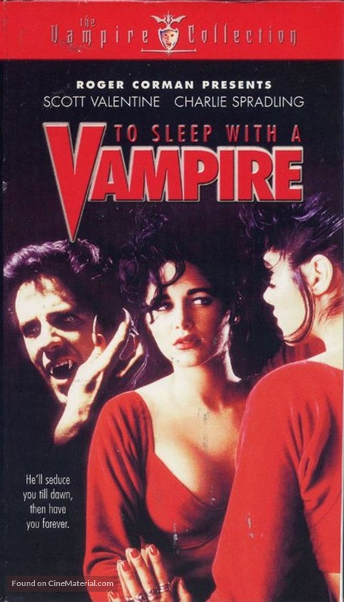 To Sleep with a Vampire - VHS movie cover