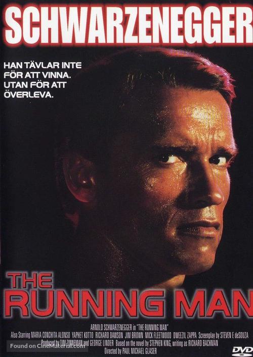 The Running Man - Swedish Movie Cover