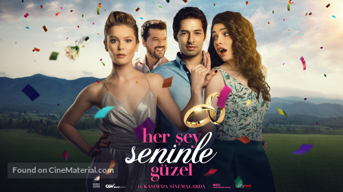 Her Sey Seninle G&uuml;zel - Turkish Movie Poster