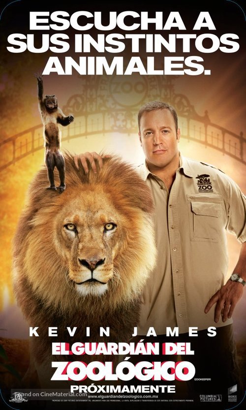 The Zookeeper - Mexican Movie Poster