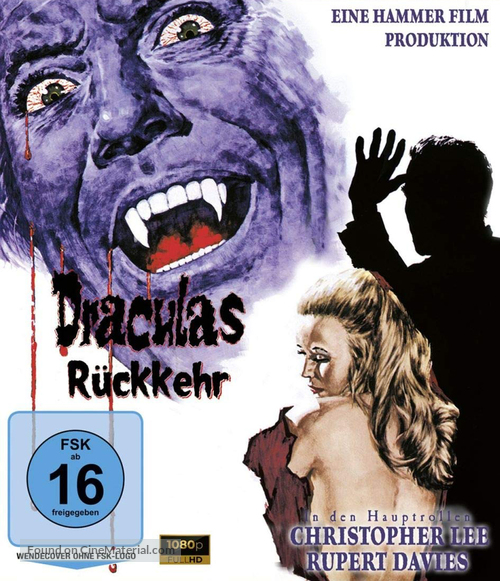 Dracula Has Risen from the Grave - German Blu-Ray movie cover