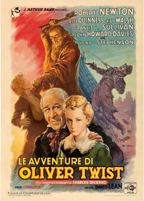 Oliver Twist - Italian Movie Poster