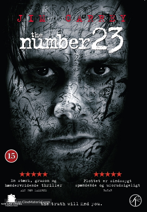 The Number 23 - Danish Movie Cover