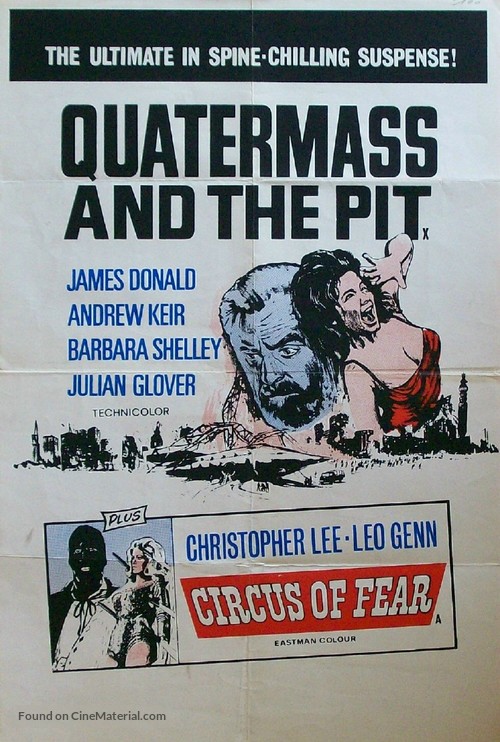 Quatermass and the Pit - British Combo movie poster
