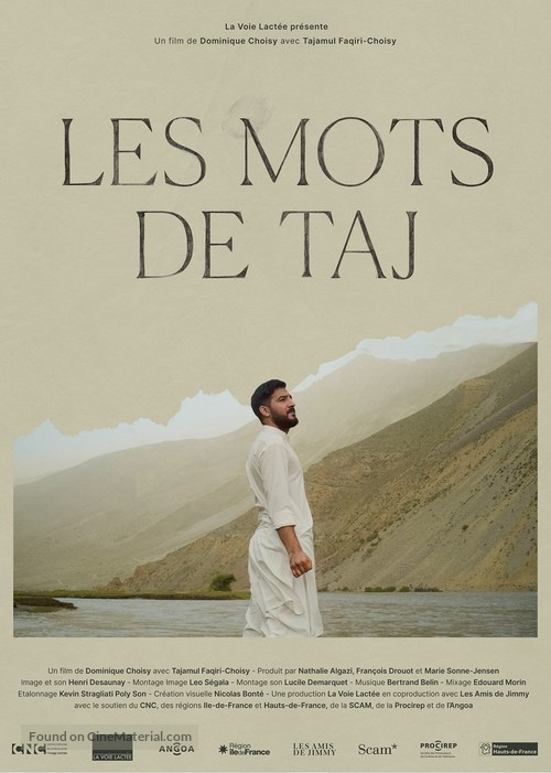 Les mots de Taj - French Movie Poster