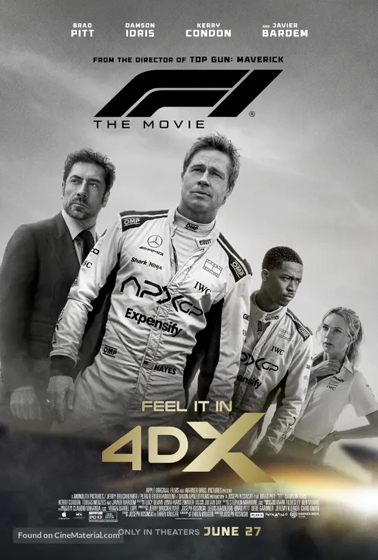 F1 THE MOVIE パンフレット F1: The Movie (2025) movie poster