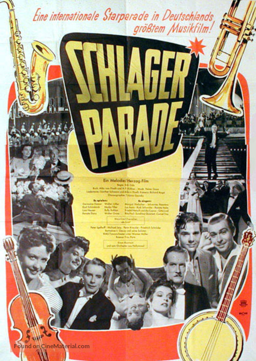 Schlagerparade - German Movie Poster