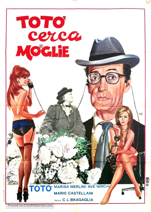 Tot&ograve; cerca moglie - Italian Movie Poster