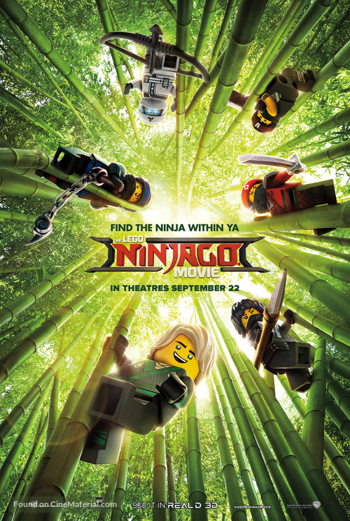 The Lego Ninjago Movie - Canadian Movie Poster