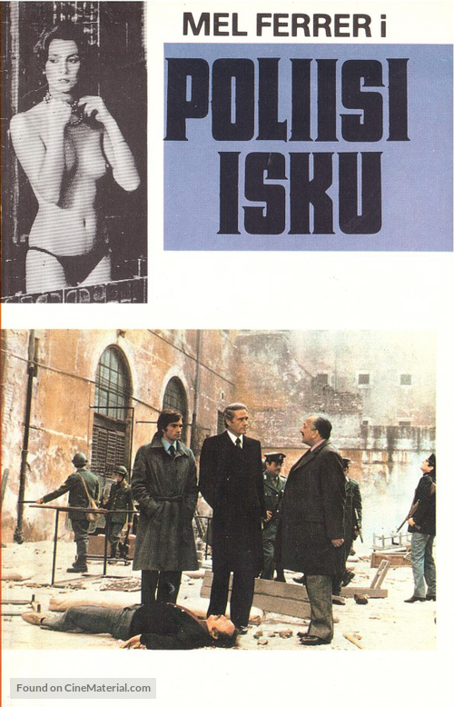 La polizia accusa: il servizio segreto uccide - Finnish VHS movie cover