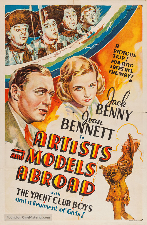 Artists and Models Abroad - Movie Poster