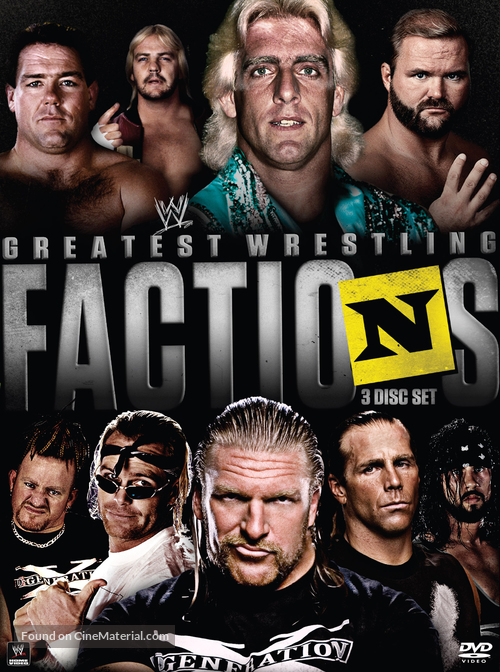 WWE Presents... Wrestling&#039;s Greatest Factions - DVD movie cover