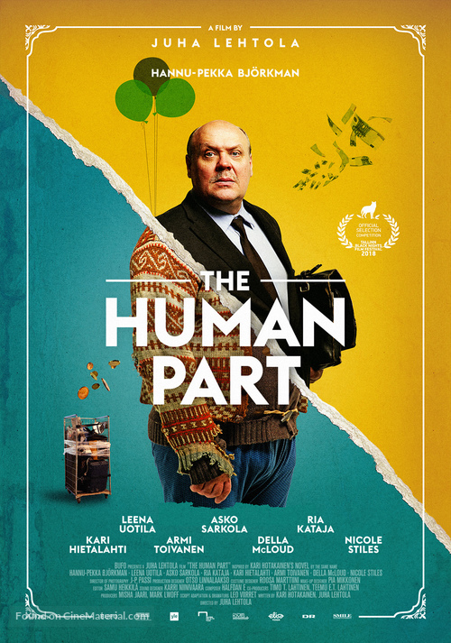 Ihmisen osa - Finnish Movie Poster