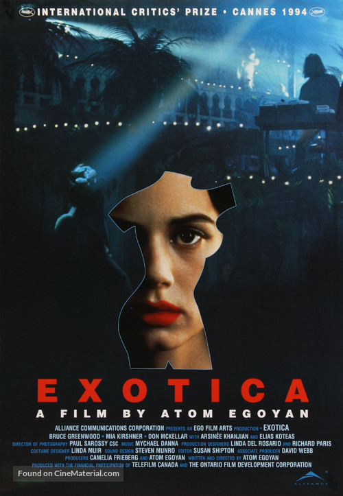 Exotica - Canadian Movie Poster