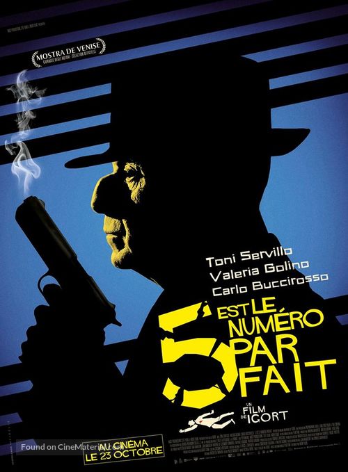 5 &egrave; il numero perfetto - French Movie Poster