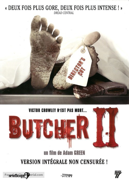 Hatchet 2 - French DVD movie cover
