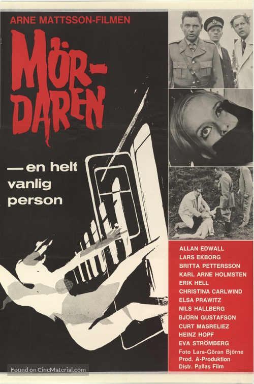 M&ouml;rdaren - En helt vanlig person - Swedish Movie Poster