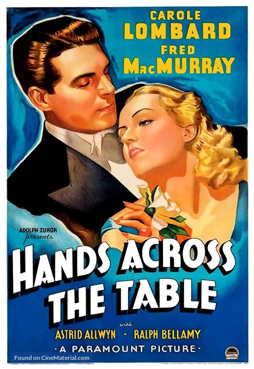 Hands Across the Table - Movie Poster
