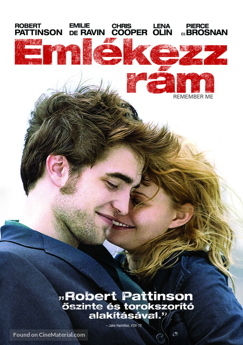 Remember Me - Hungarian Movie Poster