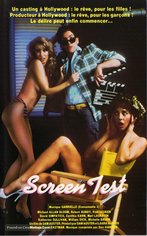 Screen Test - French VHS movie cover