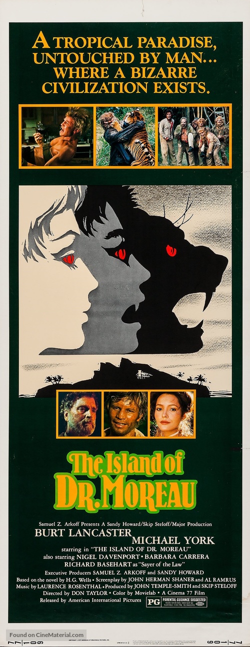The Island of Dr. Moreau - Movie Poster