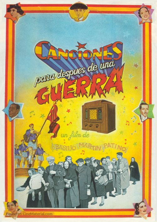 Canciones para despu&eacute;s de una guerra - Spanish Movie Poster