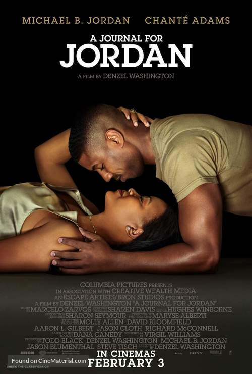 A Journal for Jordan - New Zealand Movie Poster